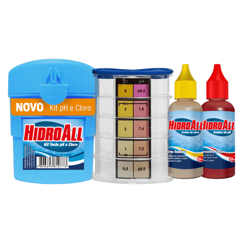 Kit Teste pH e Cl