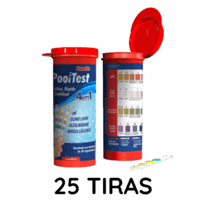 Pooltest - Fita Teste (4 em 1) - 25 Tiras