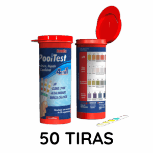 Pooltest - Fita Teste (4 em 1) - 50 Tiras
