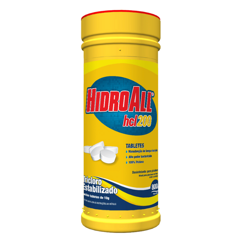 Tubete HCL 200 (Pastilha 10g) - 800g