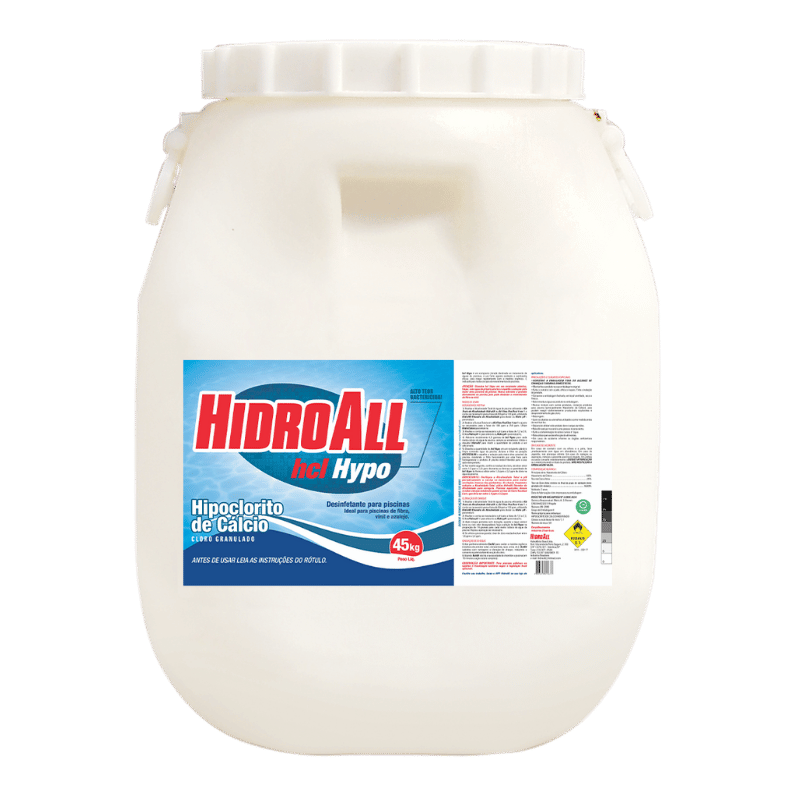 HCL Hypo (Hipoclorito de Cálcio) - 45kg